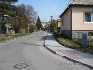 Revitalizácia centra obce - Lesnícka ulica Revitalizácia centra obce - Lesnícka ulica