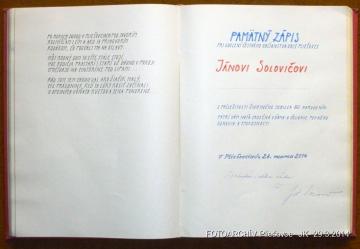 Ján Solovič - pamätný zápis Ján Solovič - pamätný zápis